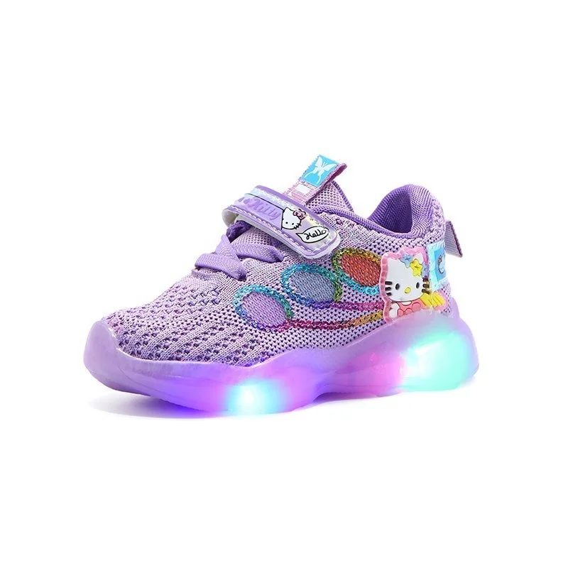 

New design Lamp Shoes Children's Luminous Shoes female Kids light Shoes Soft Bottom Flash OEM&ODM