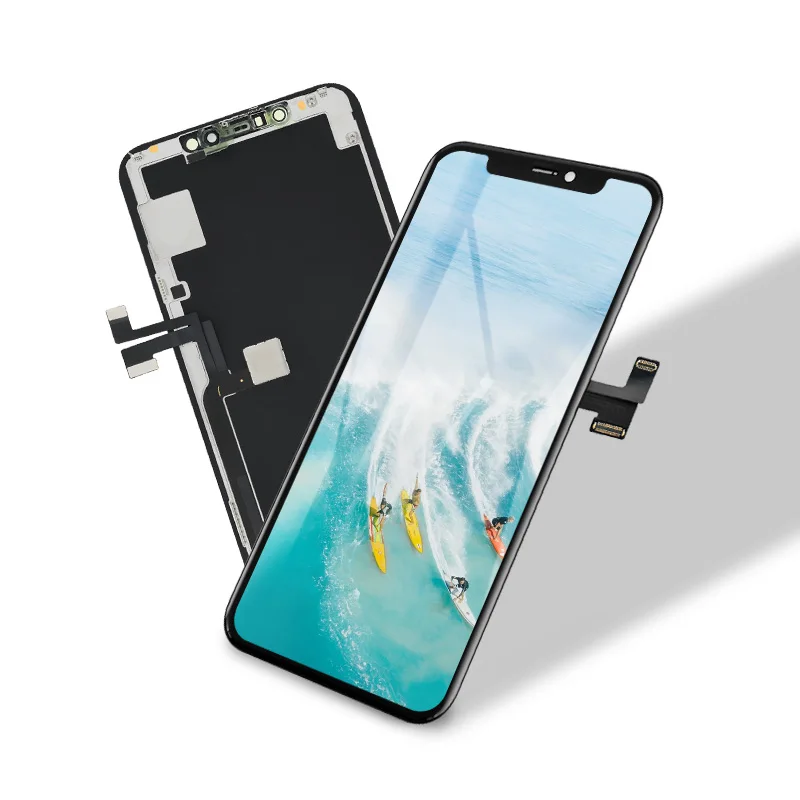

New products Cell phone lcds touch screen for iphone 11 pro max, mobile lcd digitizer display replacement for iphone 6 7 8 X, Black/white