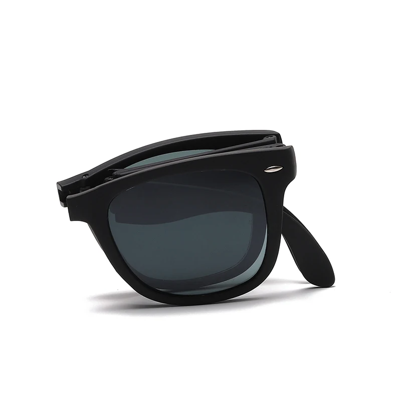 9321 Sunglasses Foldable Square Frame for Women Korean Style Driving UV400 Polarized Europe and America Trend Retro sun glass