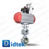 Didtek Single-Acting Pneumatic Rotary Actuator Spring Return Triple Eccentric Butterfly Valve