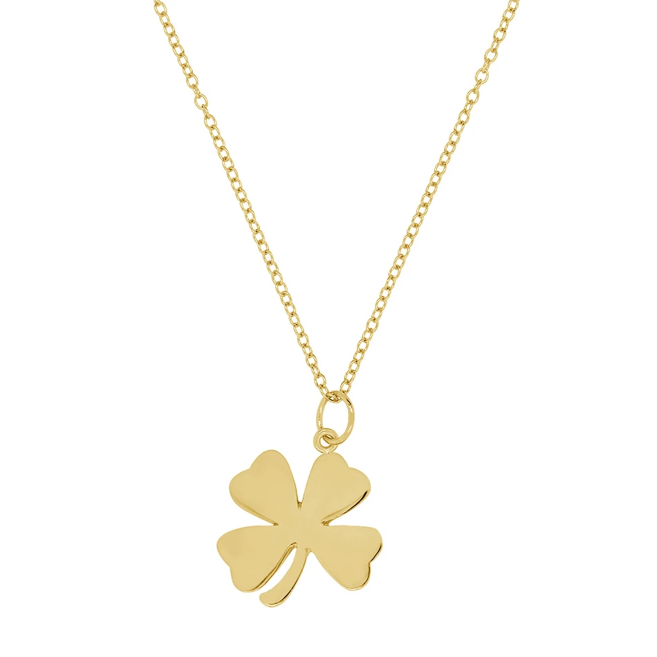 

Luxury 925 Sterling Silver Lucky Clover Necklace Wedding Friendship Pendants Necklace for Women Fashion Jewelry