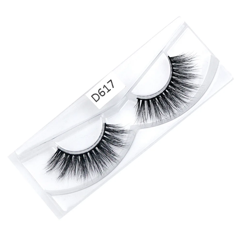 

Wholesale European and American natural dense three-dimensional faux mink false eyelashes