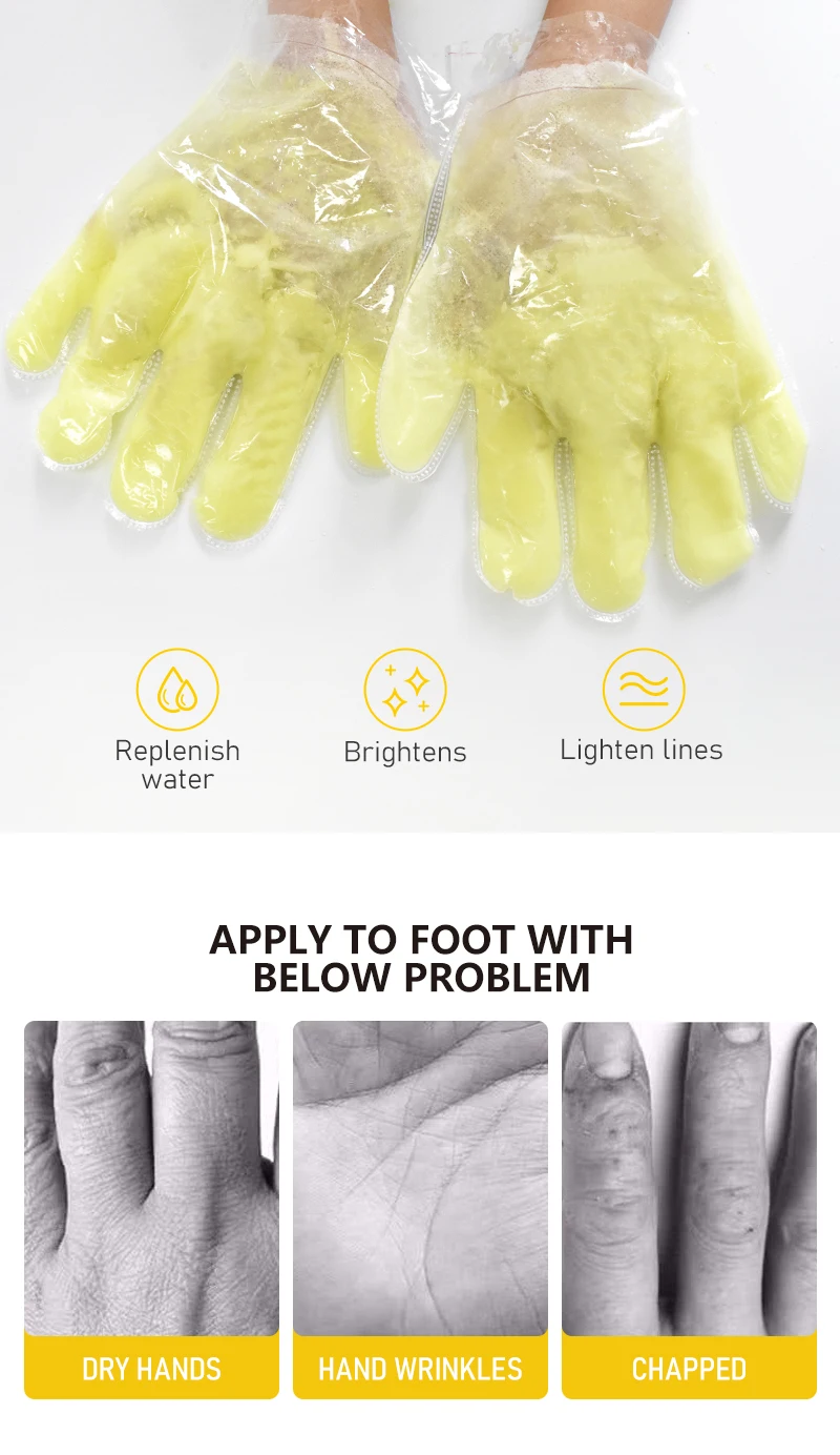 Paraffin Wax Natural Honey Paraffin Beauty Wax Hand Mask Whitening