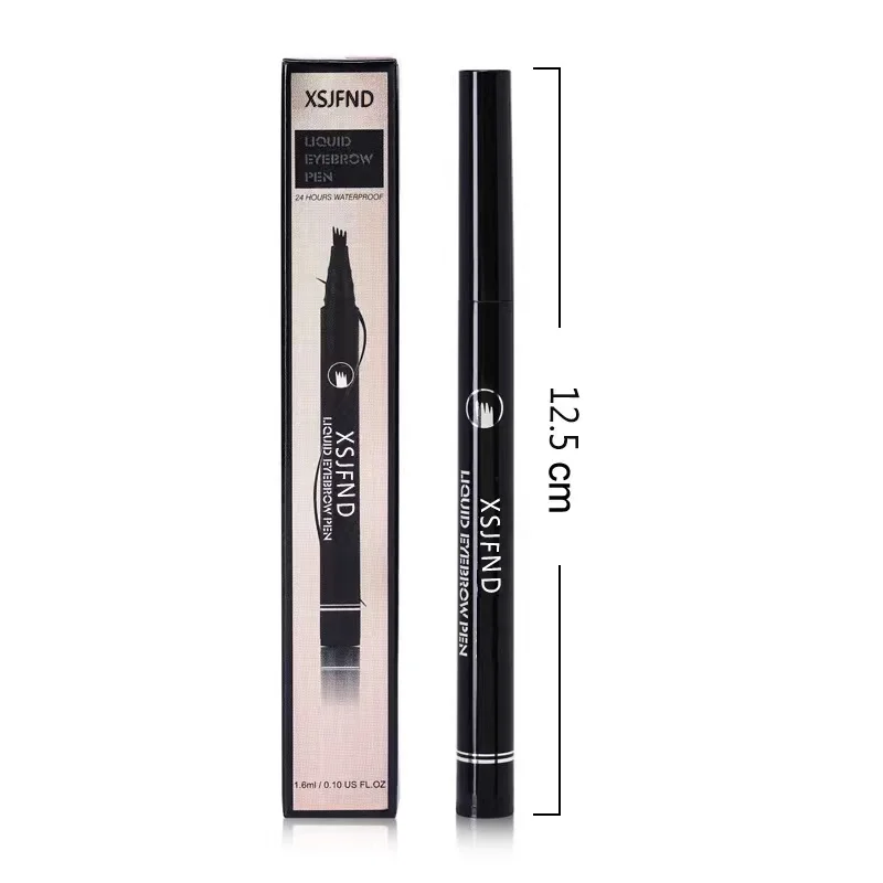 

Amazon Hot Sale 5 Colors Four-pronged Long Lasting Waterproof And Sweat Proof Eyebrow Pencil