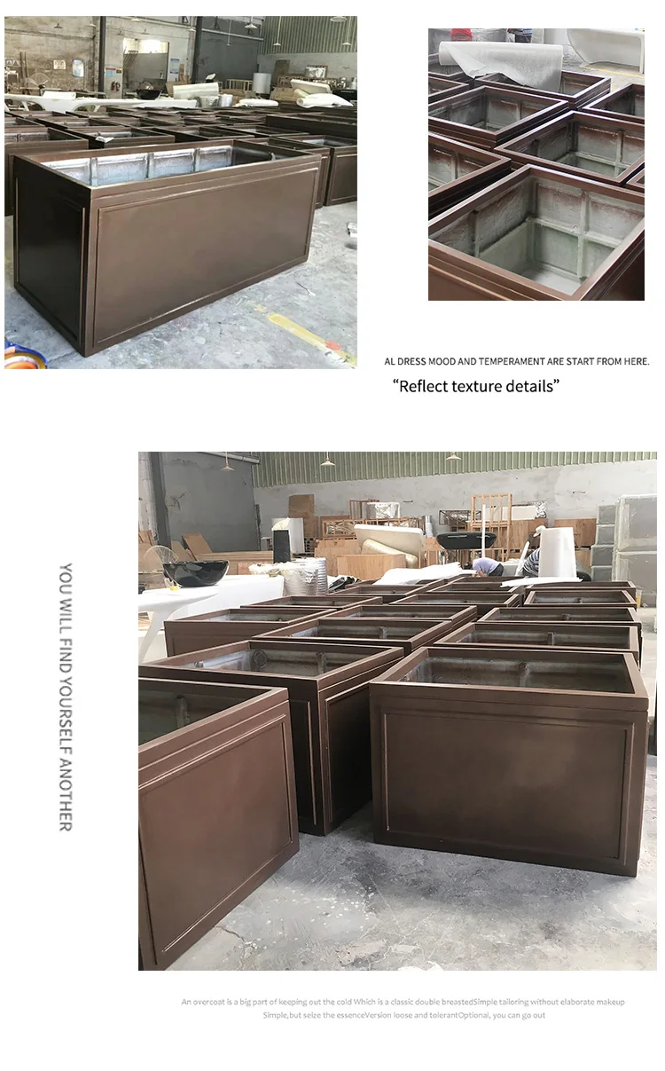 Outdoor Fiberglass Planter Boxes - Stylish Garden Pots