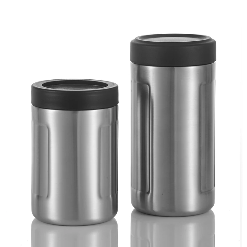 

Amazon hot BPA free stainless steel beer cooler vacuum insulated stainless steel can cooler Chillers 12oz, Customized color