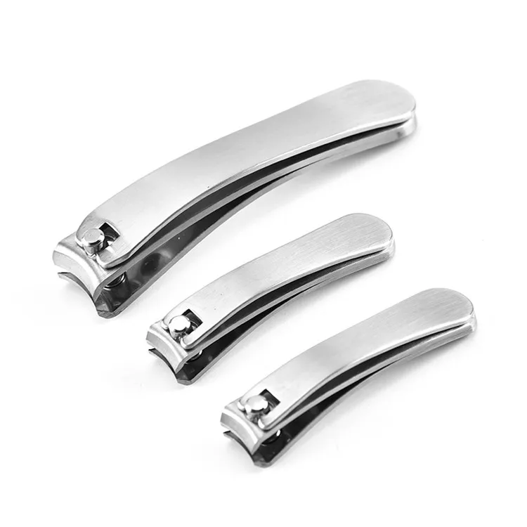 

NC-202 Household Nail Clippers Large Stainless Steel Beauty Manicure Tools Curved Blade Nail Clipper Cutter, Silver