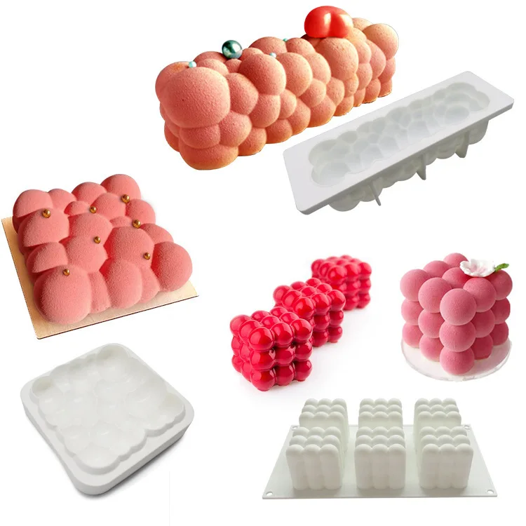 

Large 3D Wholesale Unique Cloud Shape Silicone Big Bubble Candle Mold Silicon Cake