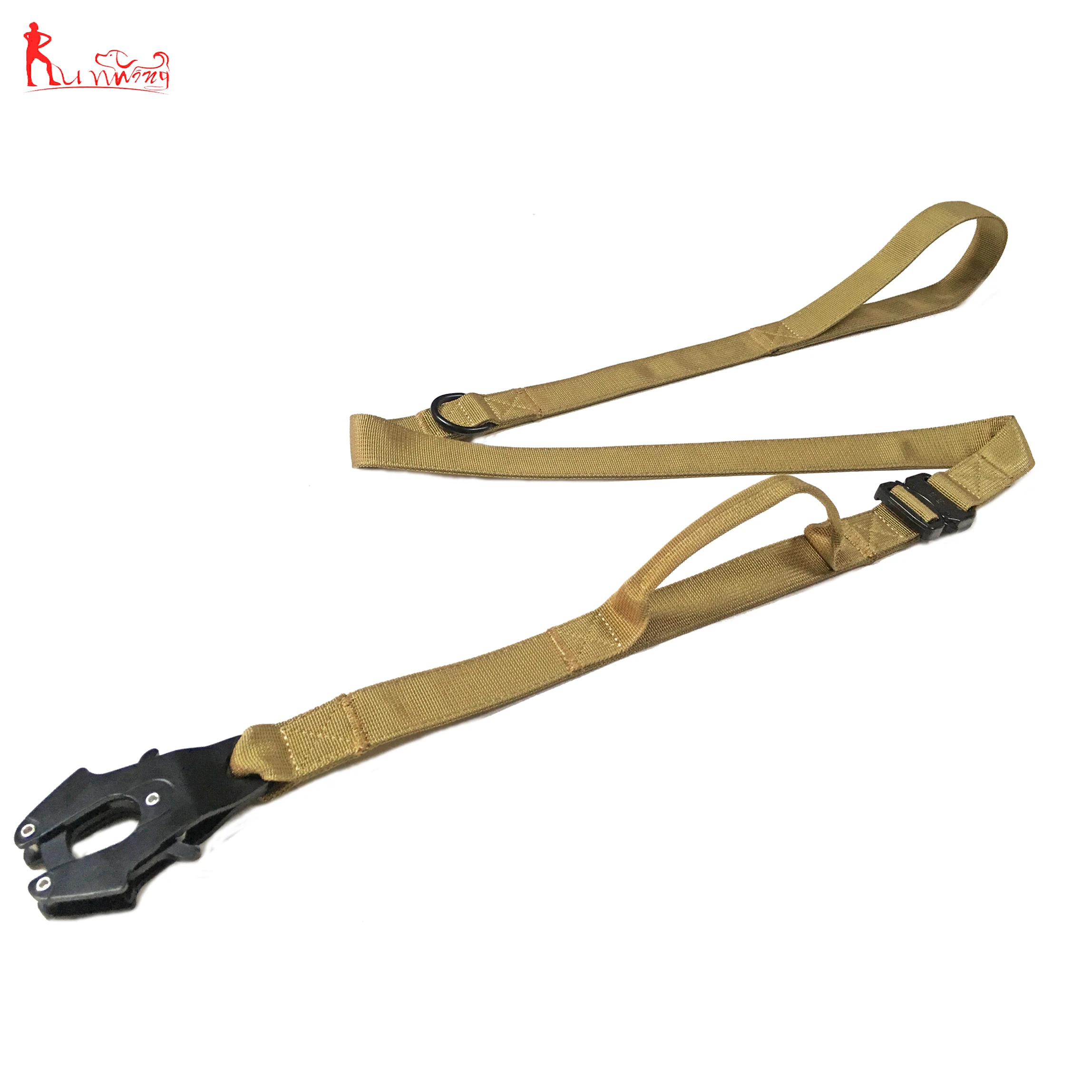 Tactical Nylon Pet Dog Leash with Durable Buckle and Clip, for Large Medium Dogs Training Running