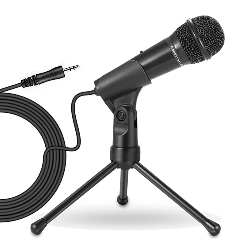 

Sf910 Microfone Com Fio Wired Microphone Pc Microphone Microfono Pc For Computer, Black