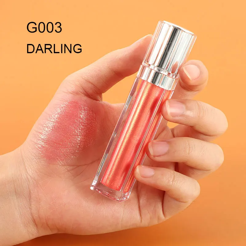 

Oem low moq hydrating custom wholesale glitter lip gloss private label different, Muliti-color