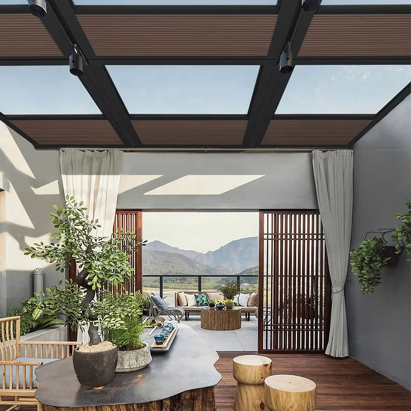 Modern Honeycomb Skylight Blinds Hot Summer Use No-woven Fabric Pleated Window