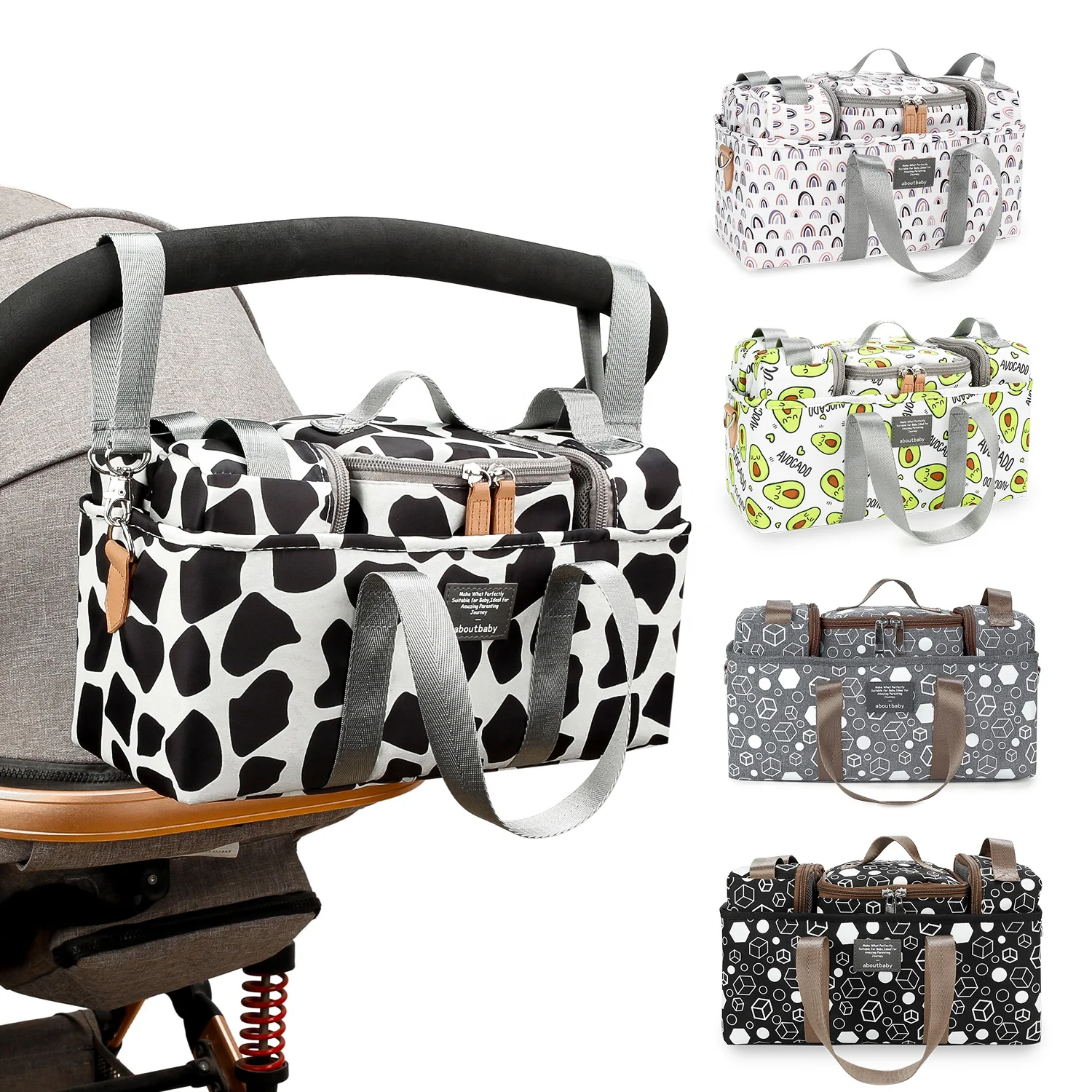 

2022 New Diaper Caddy 3-in-1 Caddy for Organization Perfect Baby Caddy to Keep Everything Organized in Diaper Bag