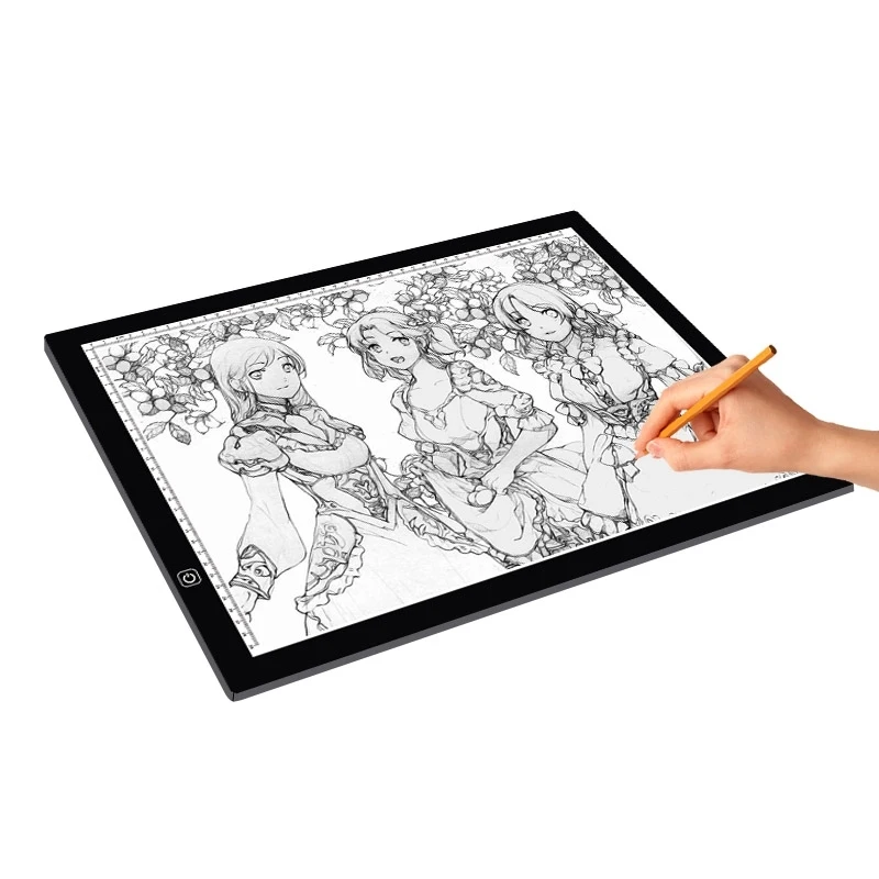 

Top seller LED Stepless Dimming Acrylic Copy Boards for Anime Sketch Drawing Sketchpad Tablet Paperless Board