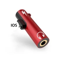 

2 in 1 Audio Adapter For iPhone 7 8 Plus X XS Max XR Splitter Converter For Lightning To 3.5mm Jack Headphone Connector Charger