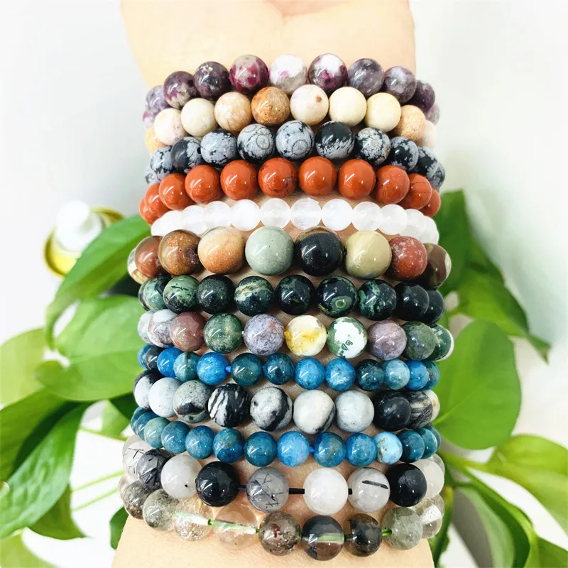 Wholesale Natural Crystal Healing Stones Bracelet for Gift
