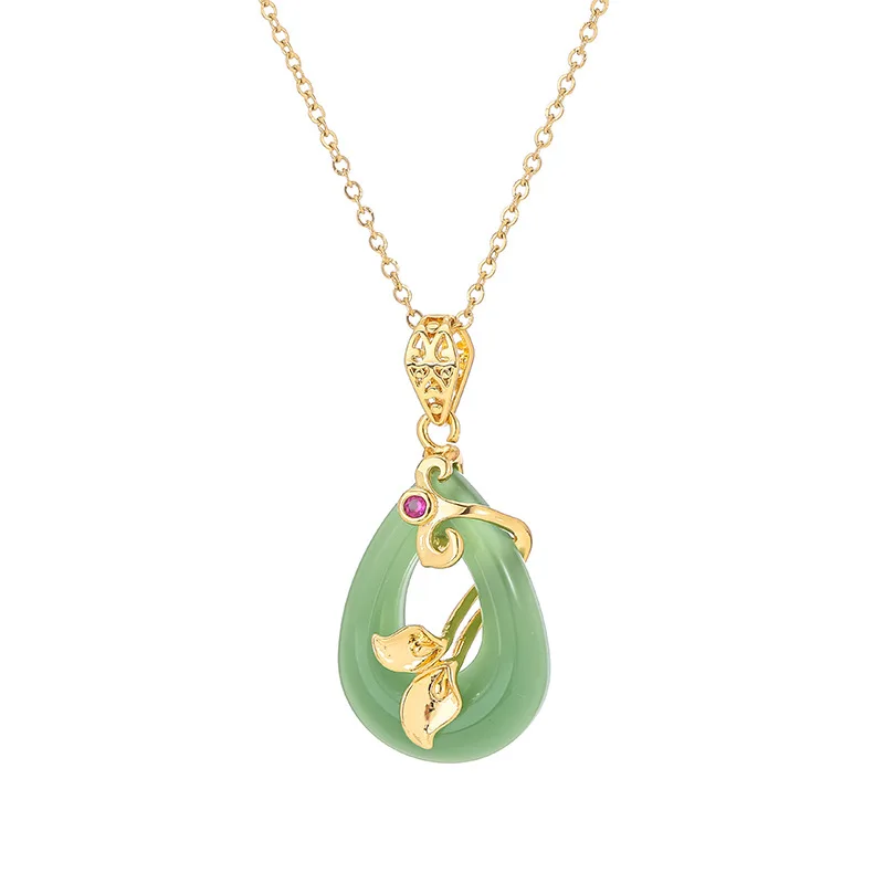 

Ellipticalhigh End Exquisite Clavicle Chain Ladies High Quality Necklace Agate Necklace, Picture shows