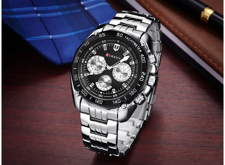 Curren Brand Luxury Mens Watch Waterproof Fashion Sport Quartz Wristwatch Male Watch
