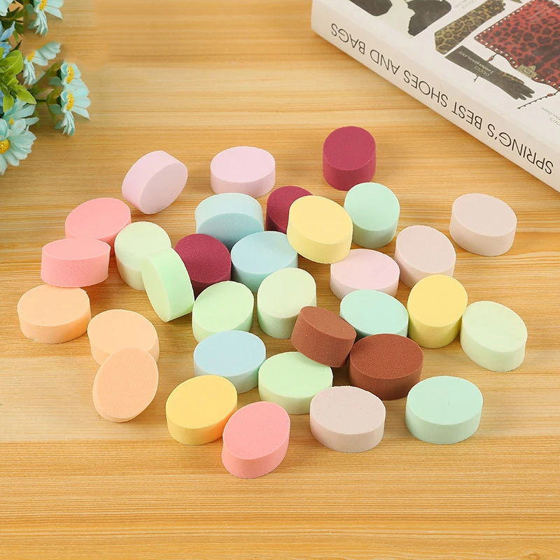 

50 pcs make up sponge Makeup Foundation Sponge Makeup puff Powder Smooth Beauty Cosmetic make up sponge beauty tools Gifts, Customized color