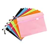 A4 size waterproof fabric documents file bag with multiple layer for classified storage and multiple colors for selection