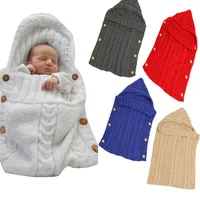 

Hot style baby knitted wool button sleeping bag cart sleeping bag