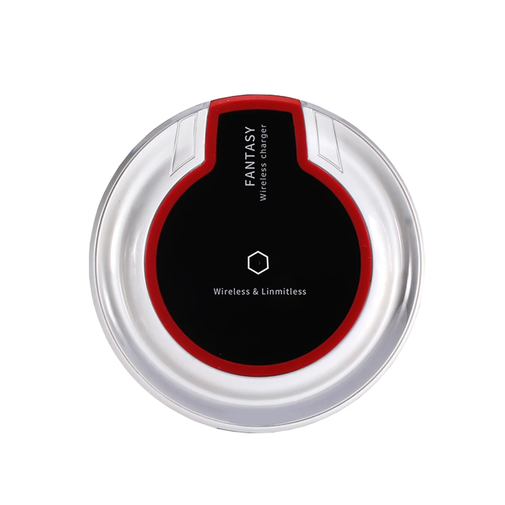 
Universal Fantasy Qi Wireless Charger With LED Light for iPhone Samsung Mobile Phone K9 Crystal Wireless Charger 