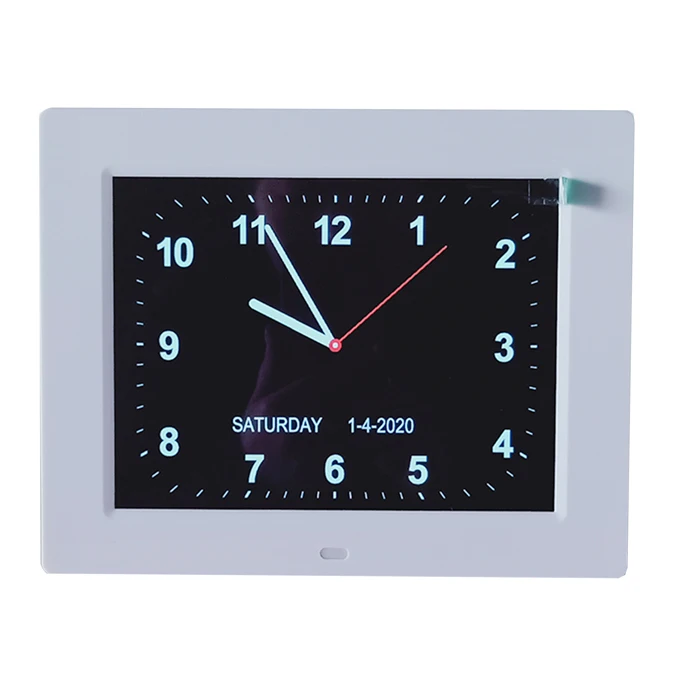 

China Best Price ABS White LED Digital Analog Wall Clock For Elderly