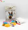 Direct Factory Lovely Colorful Anglas Rabbit Knitted Handmade DIY Crochet Doll Animal
