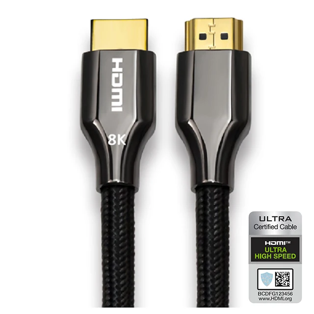 

Zinc alloy shell HDMI 8K cable 48Gbps 10FT Ultra High Speed 8k hdmi CABLE