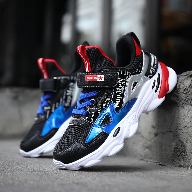 

High Quality Children's Shoes Breathable Sneakers For Boys Lightweight Kids Shoes Soft Bottom child Sports Running Shoes