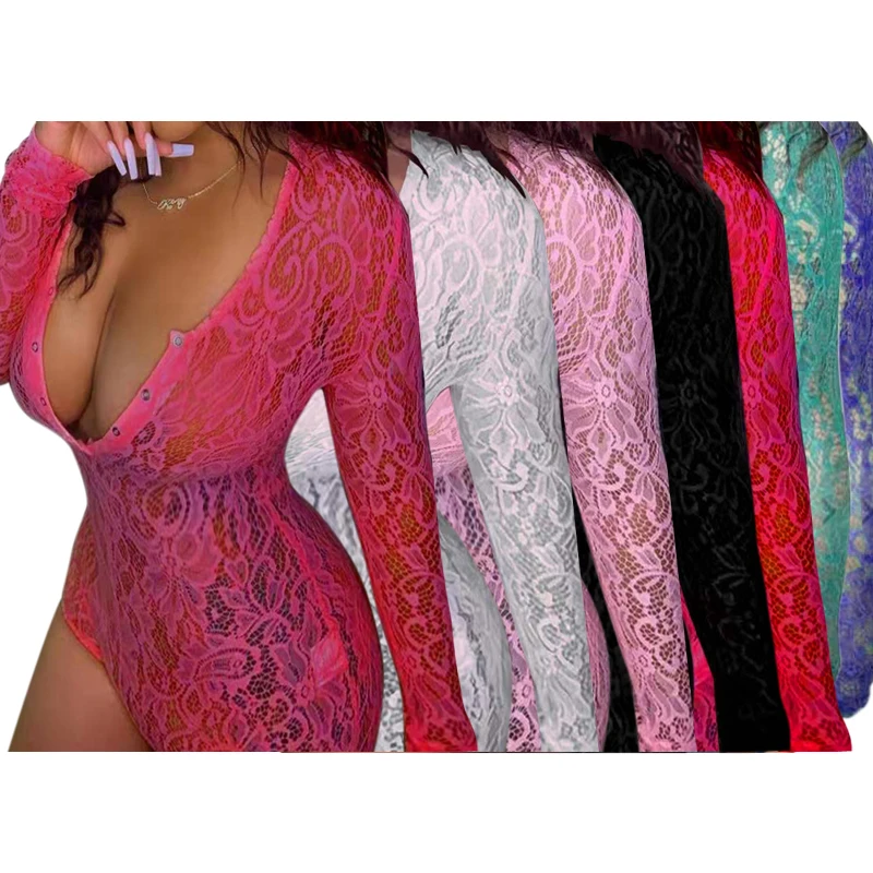 

KKVVSS 99868 wholesale women long sleeve bodycon sexy fashion party lady onesie pajama onesie custom pajamas onesie