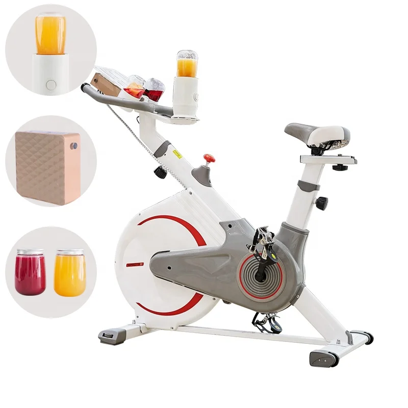 

Freshly squeezed fruit professional outdoor exercise bike, White