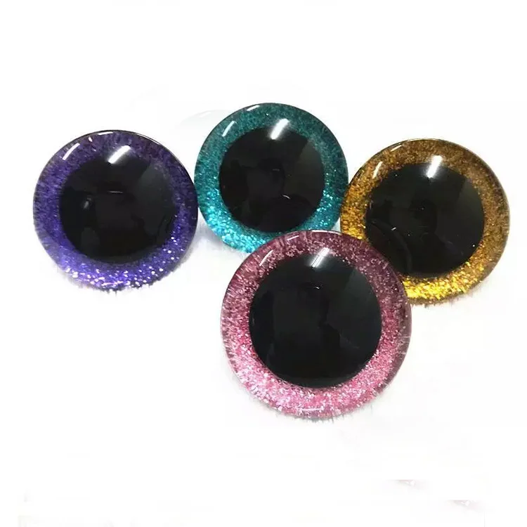 

Many colors plastic crystal eyes 18MM craft soft baby toy eyes hot selling, Multi