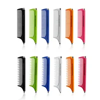 

Retractable Pintail Combs Metal Rat Tail Hair Combs for Women Styling, Parting Highlighting, Foiling, Teasing Comb