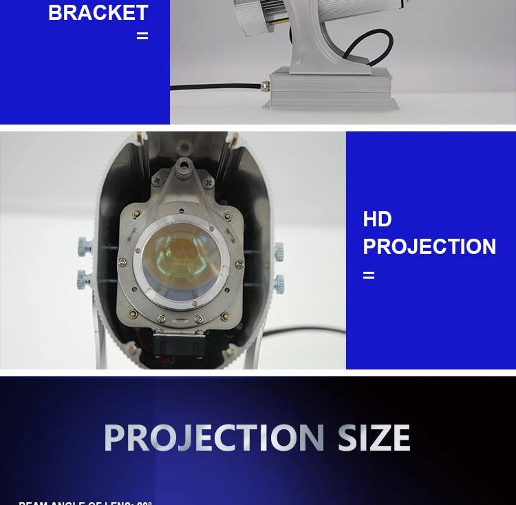 led road sign gobo projector lights for street advertising