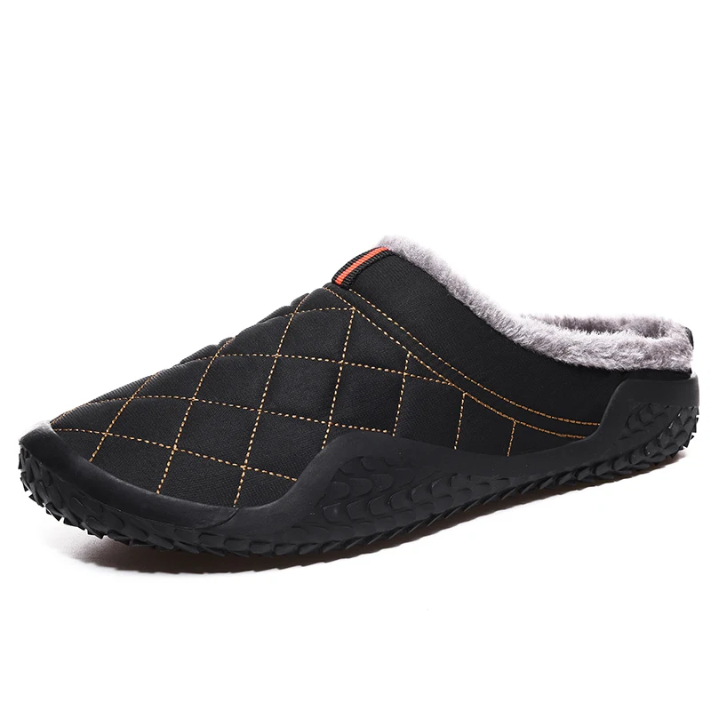 

New Style Unisex Warm Comfortable Cotton Winter Indoor Slippers For Men