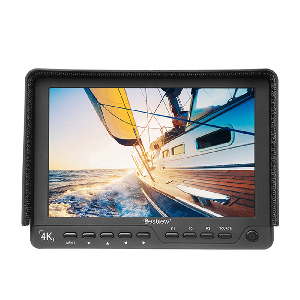 

7'' 4K HDMI field monitor Desview S7 1080P IPS Video Peaking Focus Assist with 4K HDMI/AV Input and Output on camera monitor