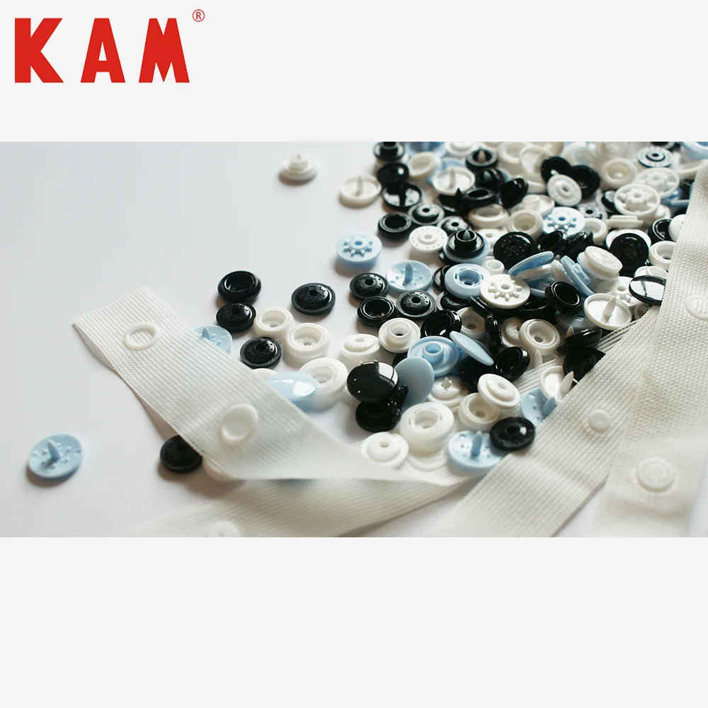 

KAM plastic snap button t5, Black,blue,white or customized