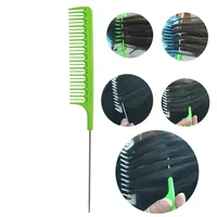 

Private label carbon antistatic professional parting barber salon tool cutting tail comb