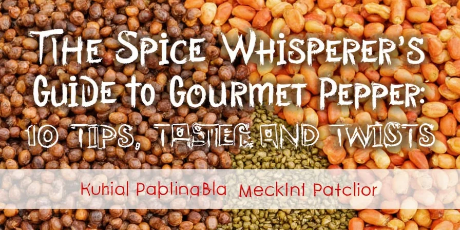 The Spice Whisperer's Guide to Gourmet Pepper: 10 Tips, Tastes, and Twists