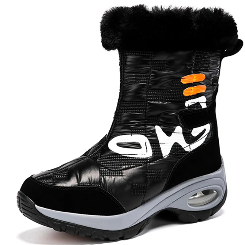 

Dropshipping Custom Logo Hot Sale Outdoor Snow Boot Women Fashion Style Slip Resistant Waterproof Shoes Lady Casual Footwear