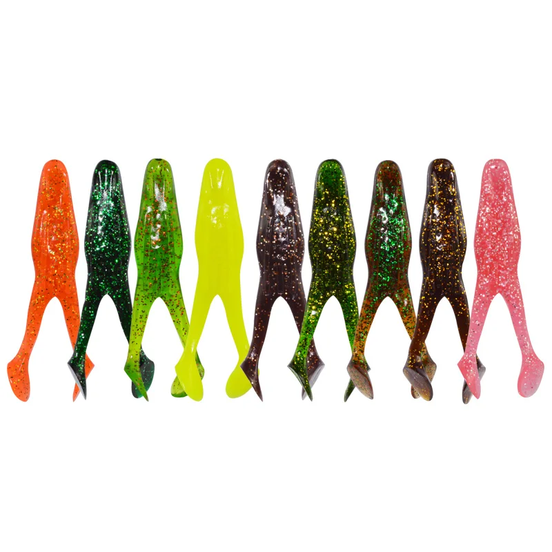 

RTS soft fishing lure wholesale frog 105mm 14g artificial soft bait casting fish, Various color