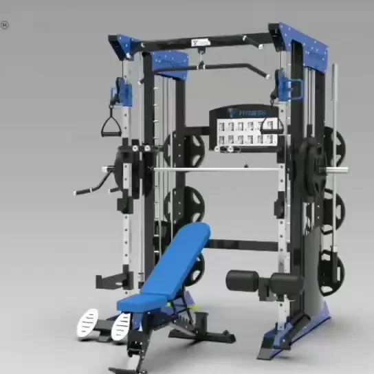 

2020 New functional smith machine multi gym equipment for exercise, Optional
