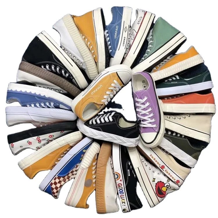 

Manufacturer Suppliers Mixed Colors Flat Women canvas Shoes