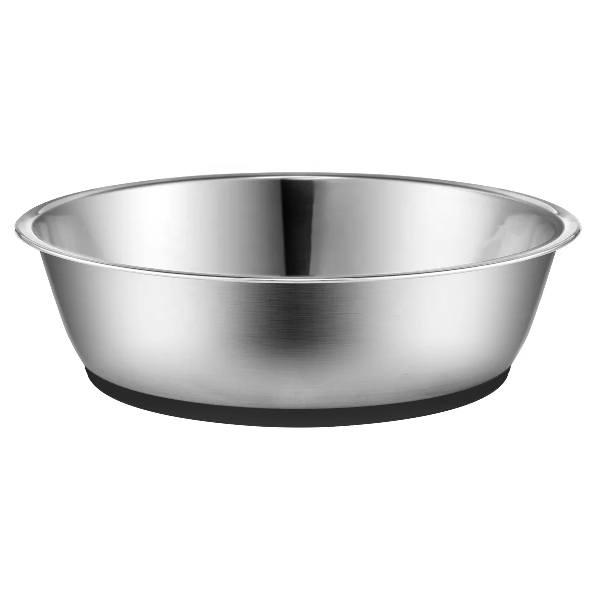 

FUTONG custom logo stainless pet bowl dog with mwon-slip mat