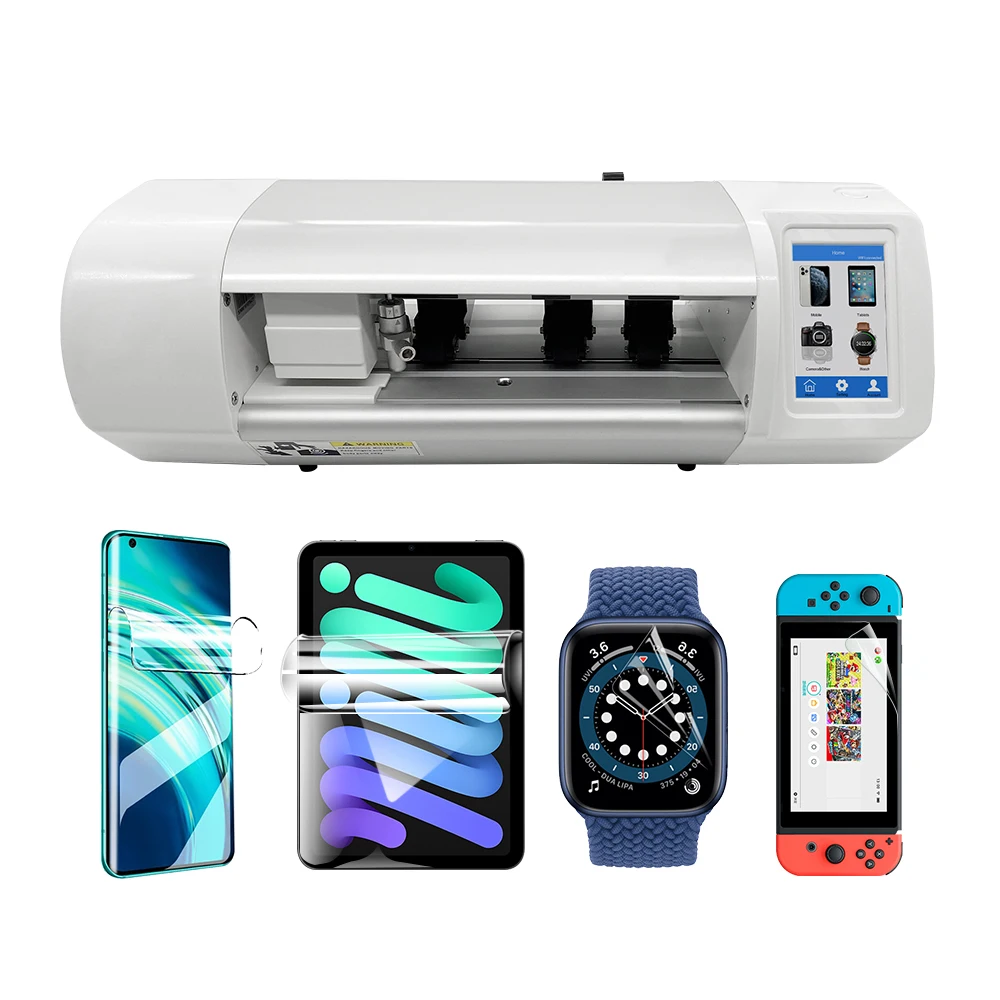 

Hot Sale Free Cutting Times Hydrogel TPU Mobile Screen Protector Hydrogel Film Cutting Machine For phone watch