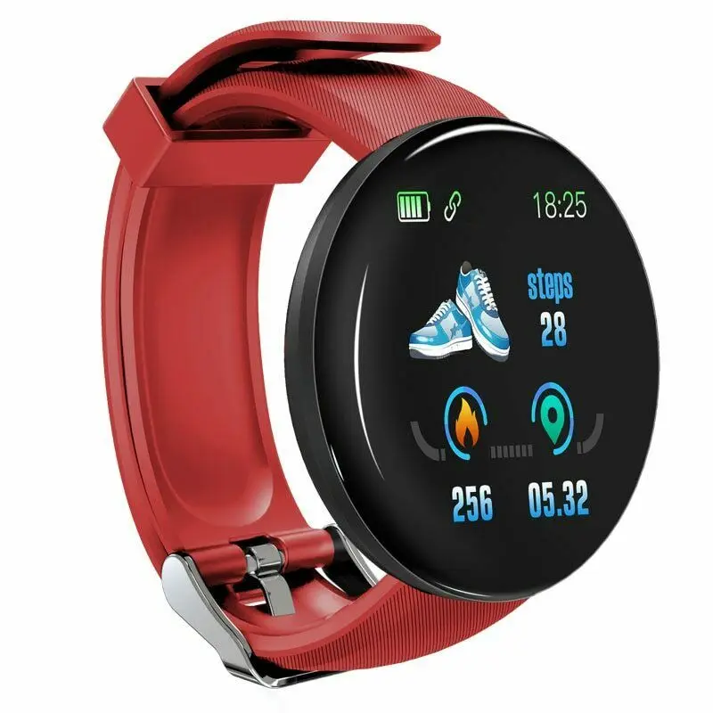 

D18 Smartwatch Blood Pressure Sport Smart Wristband Bt4.0 Reloj Inteligente D18 Smart Watch Label