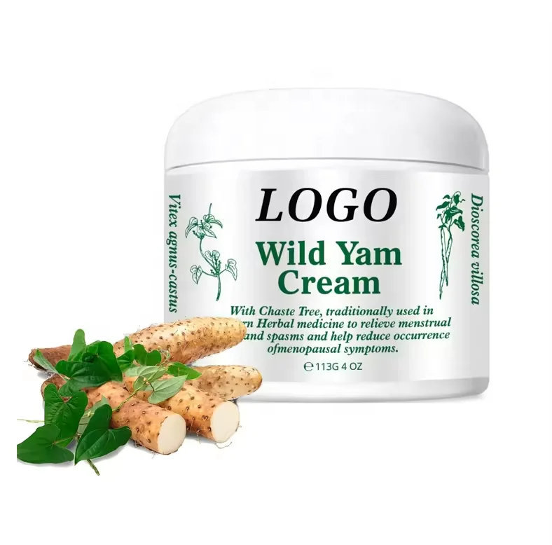 Natural Organic Hormone Balance Women Wild Yam Comfort Cream Face Body Wild Yam Root Cream for All Skin Types