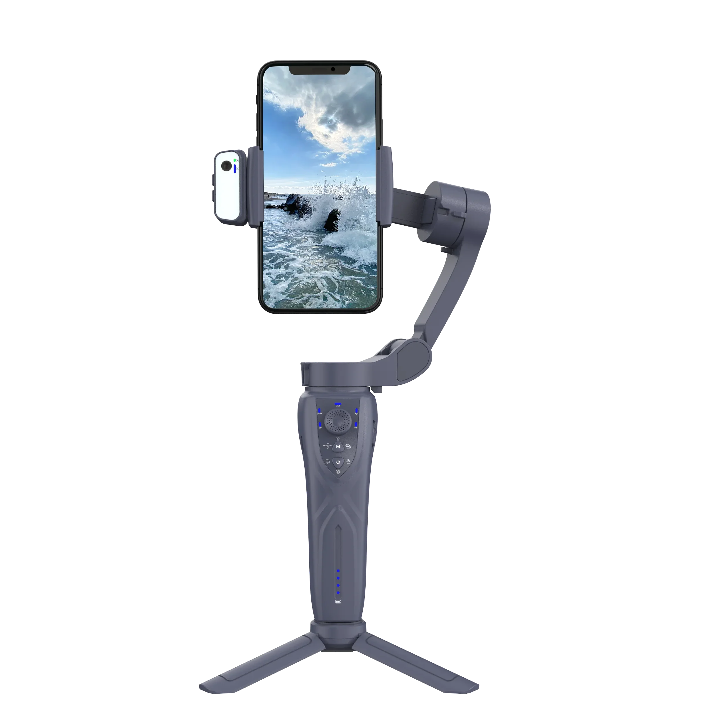 

F12 gimbal stabilizer 3-axis wireless phone tripod 360 rotation universal phone holder gimbal