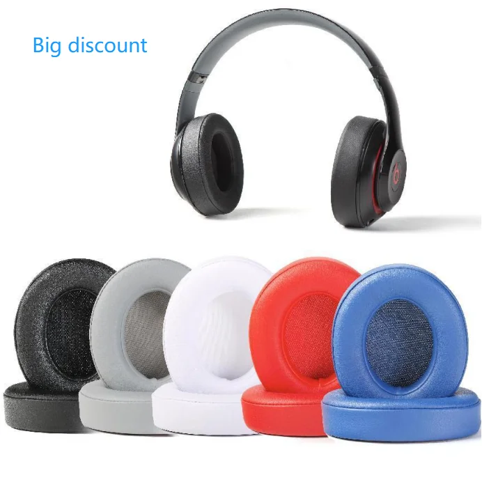 

Free Shipping Replacement Ear Cushion Pads Earpads Compatible with Studio 2.0 3.0 wireless Headphones, Black grey blue red white gold and so on